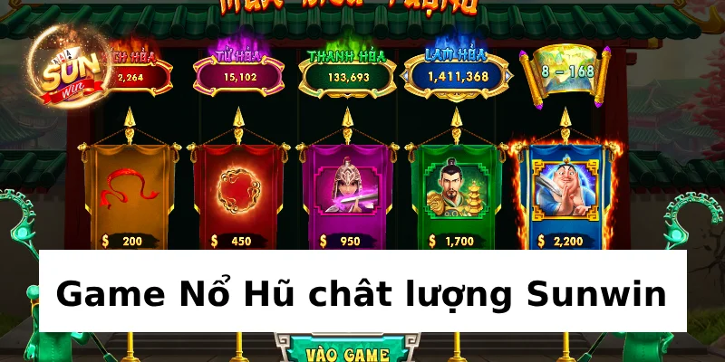Nổ Hũ Sunwin & Top game đổi thưởng chất chơi nhất châu Á 2 Nhiều sản phẩm nổ hũ hấp dẫn cho người chơi tại Sunwin