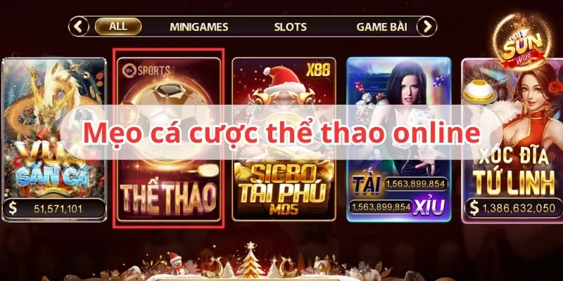 5+ Mẹo cá cược thể thao online nhà cái không muốn bạn biết 6 mẹo cá cược thể thao online sunwin