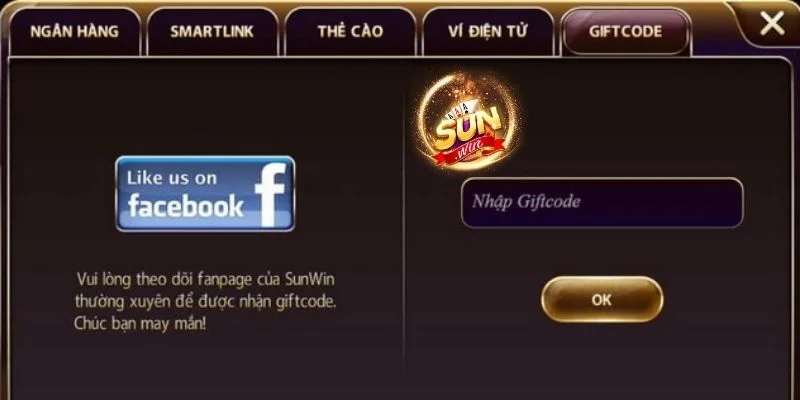 Giftcode Sunwin Miễn Phí - Thiên Đường Quà Tặng Hấp Dẫn 4 Chi tiết cách nạp giftcode Sunwin miễn phí đơn giản cho tân thủ.